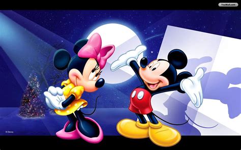 Free Download Mickey Mouse And Minnie Wallpaper 30344 1366x768 For