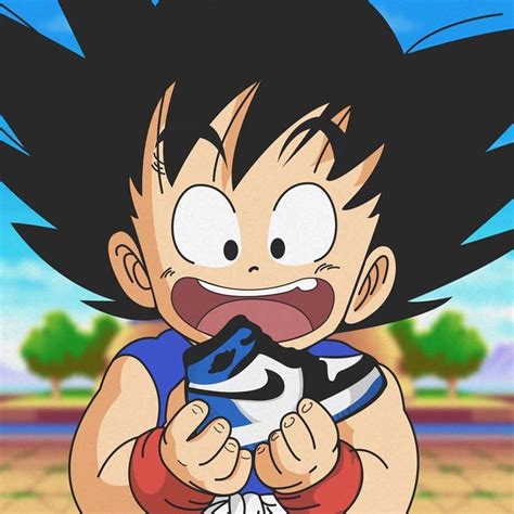 Goku The Sneakerhead In 2021 Kid Goku Dragon Ball Wallpaper Iphone