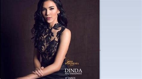Dinda Ayu Saraswati Jadi Finalis Miss Indonesia 2017