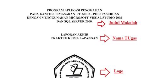 Contoh Karya Ilmiah Formal – Beinyu.com