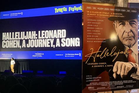 ‘hallelujah Leonard Cohen A Journey A Song Debuts In New York Drgnews