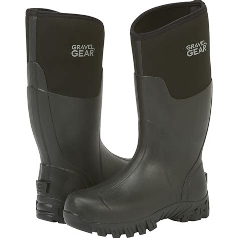 Free Shipping — Gravel Gear Mens 15in Waterproof Rubber Boots