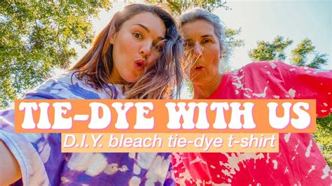 How To Bleach Tie Dye Come Craft With Us Youtube