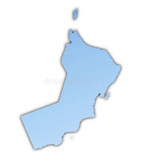 Map Of Oman Outline Stock Illustration Illustration Of Flat 137914344