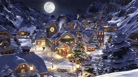 74 Christmas Scenery Backgrounds On Wallpapersafari
