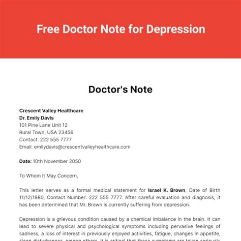 Free Doctor Note Edit Online And Download