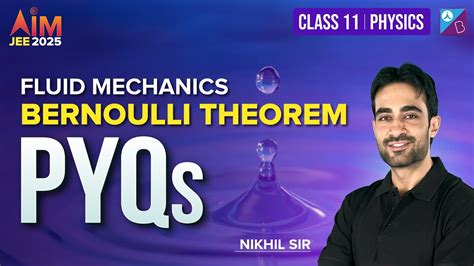 Fluid Mechanics Hydrodynamics Bernoulli Theorem Pyqs Jee Main My Xxx Hot Girl