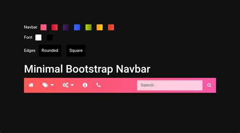 Exemples Impressionnants De Navbar Bootstrap Gratuit Webypress