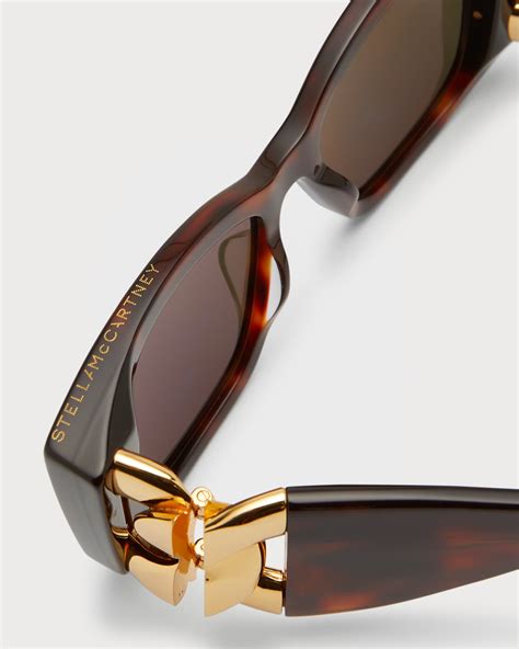 Stella Mccartney Falabella Acetate Butterfly Sunglasses Neiman Marcus