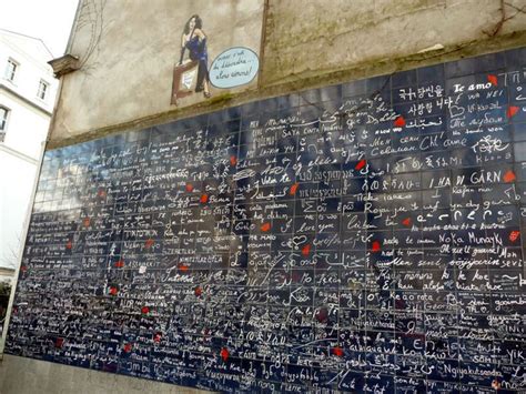 Le Mur Des Je Taime Love Wall Montmartre Paris France フランス トラベル