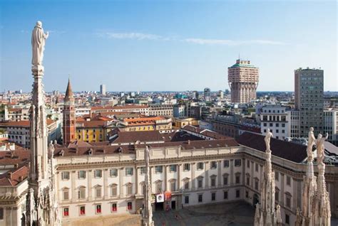 Milan Italy View On Royal Palace Palazzo Realle Stock Editorial