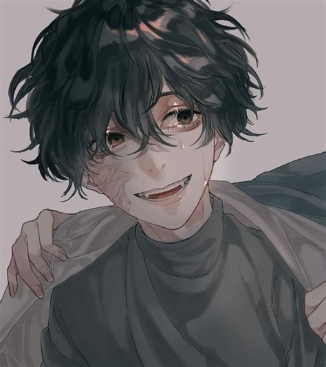 Pin by 𝓫𝓪𝓭 𝓰𝓾𝔂 on てきとう Black haired anime boy Black hair anime guy