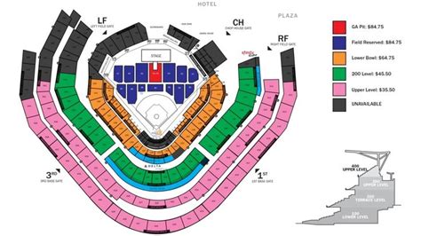 Atlanta Braves Stadium Seating Chart Suntrust Park Atlanta Braves