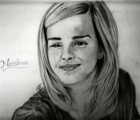 Emma Watson Portrait 2 By Neeshma On Deviantart