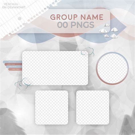 Png Pack Template By Yejichuu By Yejichuu On Deviantart