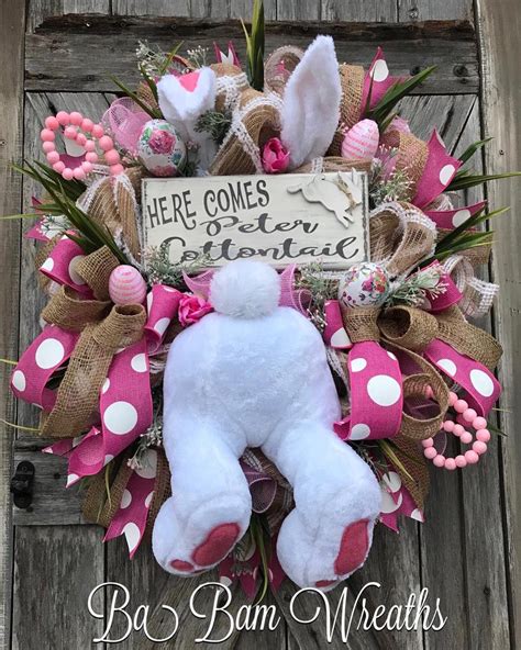 Ba Bam Wreaths On Instagram Here Comes Peter Cottontail 🌸🐰🌸 Easter