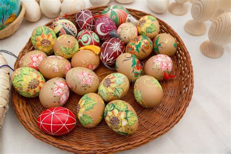 Easter Egg Hand Painted Beautiful Stock Image Image Of Handpainted