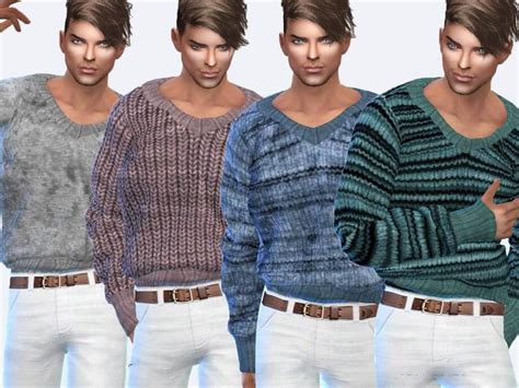 Sims 4 Male Sweaters
