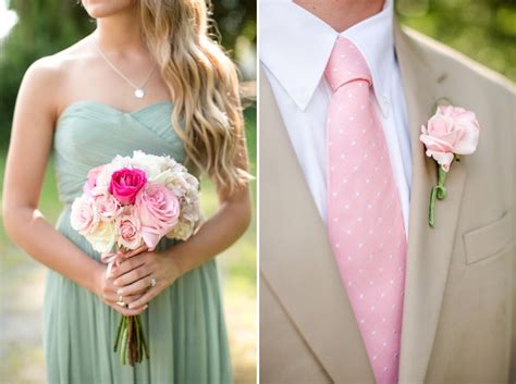 A Pink Mint And Burlap Wedding Every Last Detail