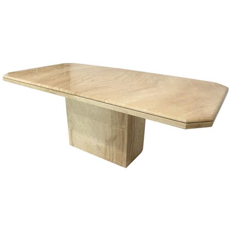 Discover prices, catalogues and new features. Rectangular Single Marble Pedestal and Top Dining ...