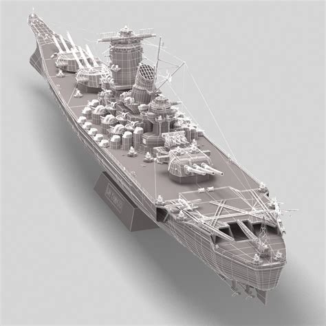 3d Model Ijn Yamato