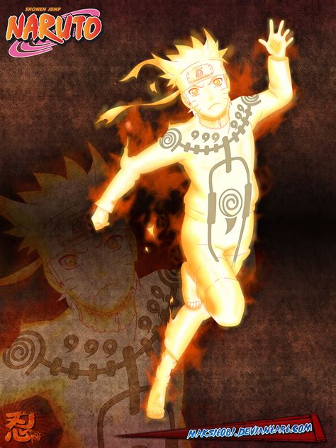 Naruto 9 Tails Chakra Mode By Epistafy On Deviantart