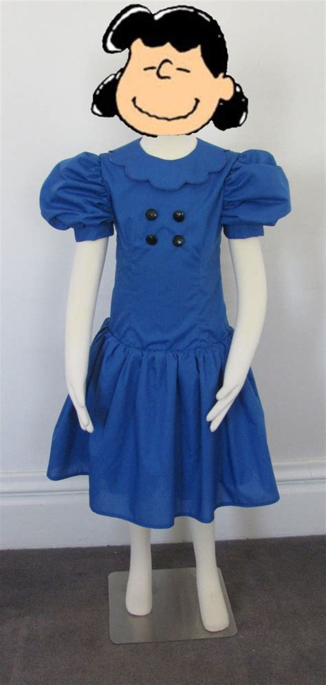 Lucy Van Pelt Girls Costume from Charlie Brown Comic RESERVED | Etsy