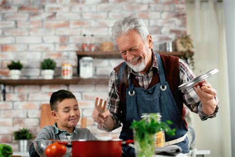 4300 Grandfather Cooking Stock Photos Pictures And Royalty Free Images