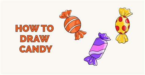 How To Draw Candy Really Easy Drawing Tutorial