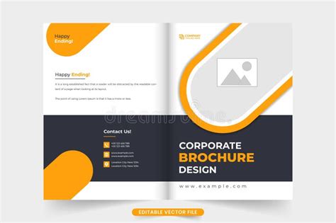 Corporate Company Profile And Booklet Design With Geometric Shapes