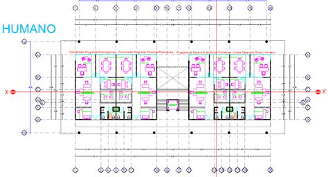 Layout Plan Of A Federal Government Office Dwg File Cadbull