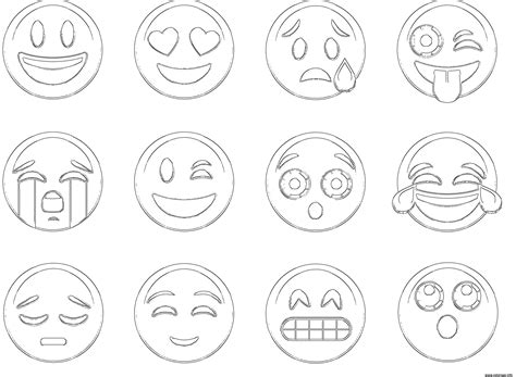 15 Le Meilleur Coloriage À Imprimer Emoji Photos Coloriage