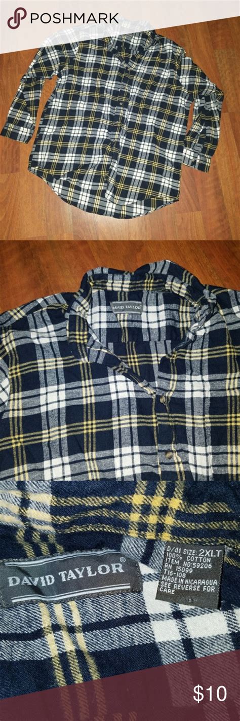 Buy flannel pillow cases and get the best deals at the lowest prices on ebay! David Taylor Navy Blue Flannel Shirt 2X | Blue flannel ...