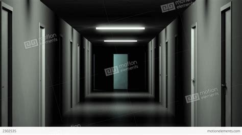 Dark Hallway Stock Animation 2302535