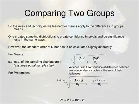 Ppt Comparing Two Groups Means Or Proportions Powerpoint
