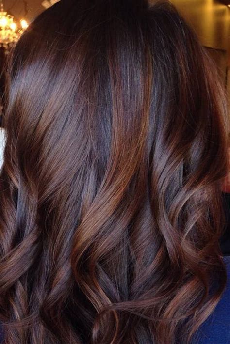 Image Result For Espresso Brown Hair With Cinnamon Mocha Soft Balayage Hair Color Chocolate
