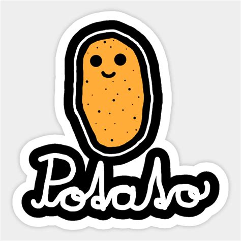 Potato White Potato Sticker Teepublic