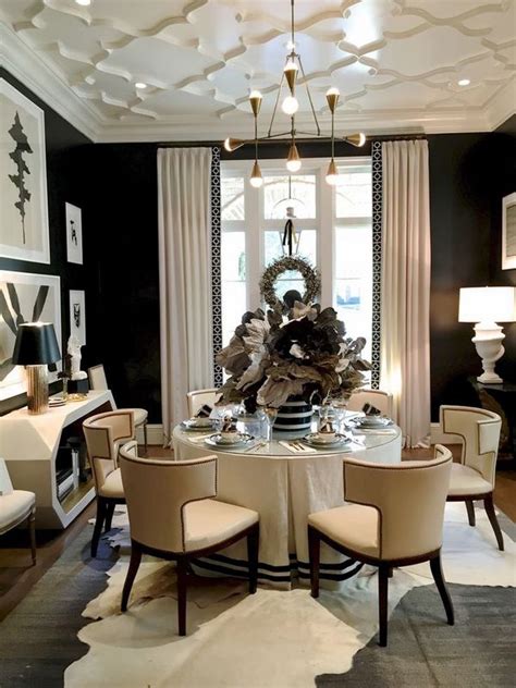 50 Stylish And Elegant Dining Room Ceiling Design Ideas In