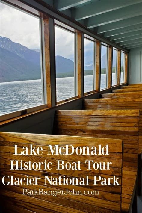 Lake Mcdonald Boat Tour Glacier National Park Montana Glacier