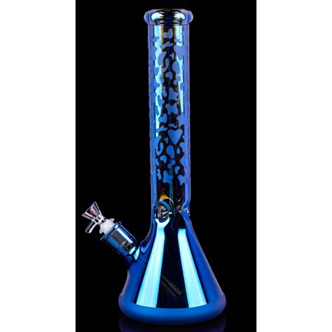 Smoke Chameleon Chill Glass 15 Thick Iridescent Beaker Base Bong