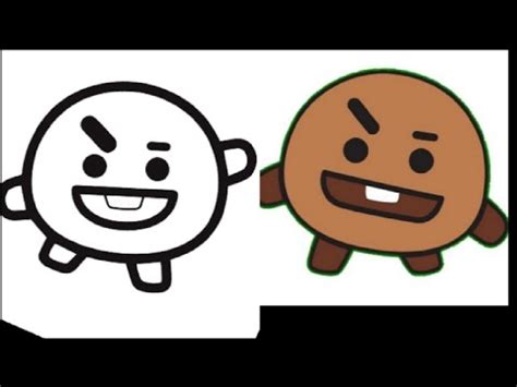 How To Draw Bt Shooky Bts Suga Persona Youtube