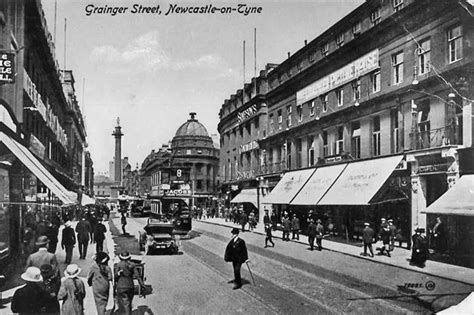 Newcastles Grainger Street In 1914 How Does The Well Known Location