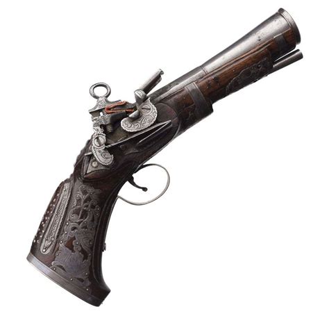 Flint Lock Musketon Gun From The Beginning Of The Century 18