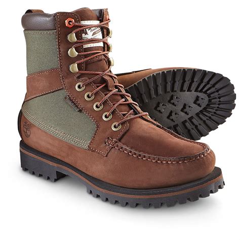 Mens Timberland® Newmarket 9 Moc Toe Boots Brown 211738 Work