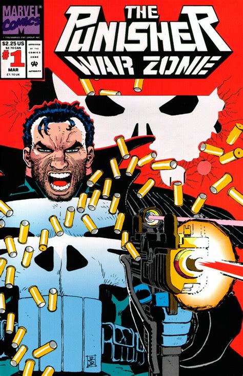 The Punisher War Zone 1992 1 Vfnm John Romita Jr