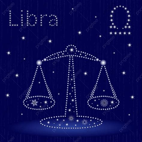 Libra Zodiac Signs Vector Design Images Zodiac Sign Libra On A Blue