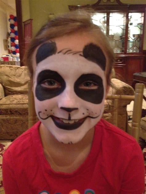 How To Make A Panda Face For Halloween Sengers Blog