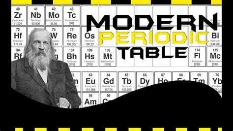 In contrast, periods 6 and 7 are so long that many of their elements are placed below the main part of the table. the modern periodic table - YouTube