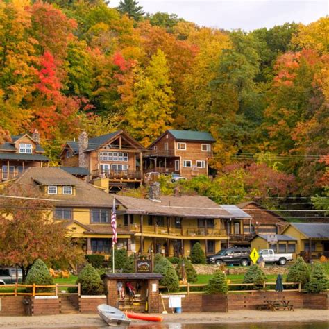 A Romantic Fall Getaway At A Lakeside Resort On Lake George