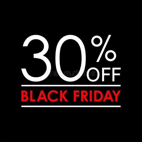 30 Off Black Friday Sale And Discount Banner Sales Tag Design